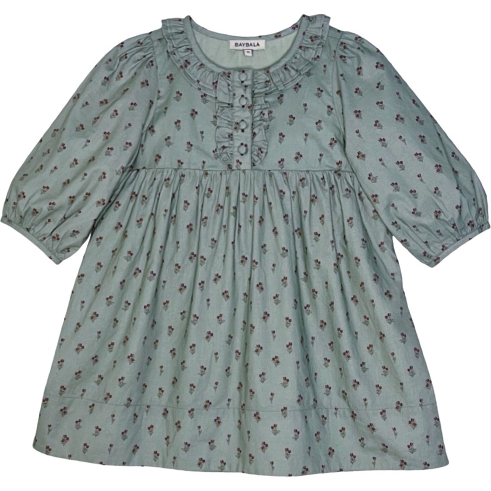 Baybala Ashley Dress in Tiny Tulip 2T EUC